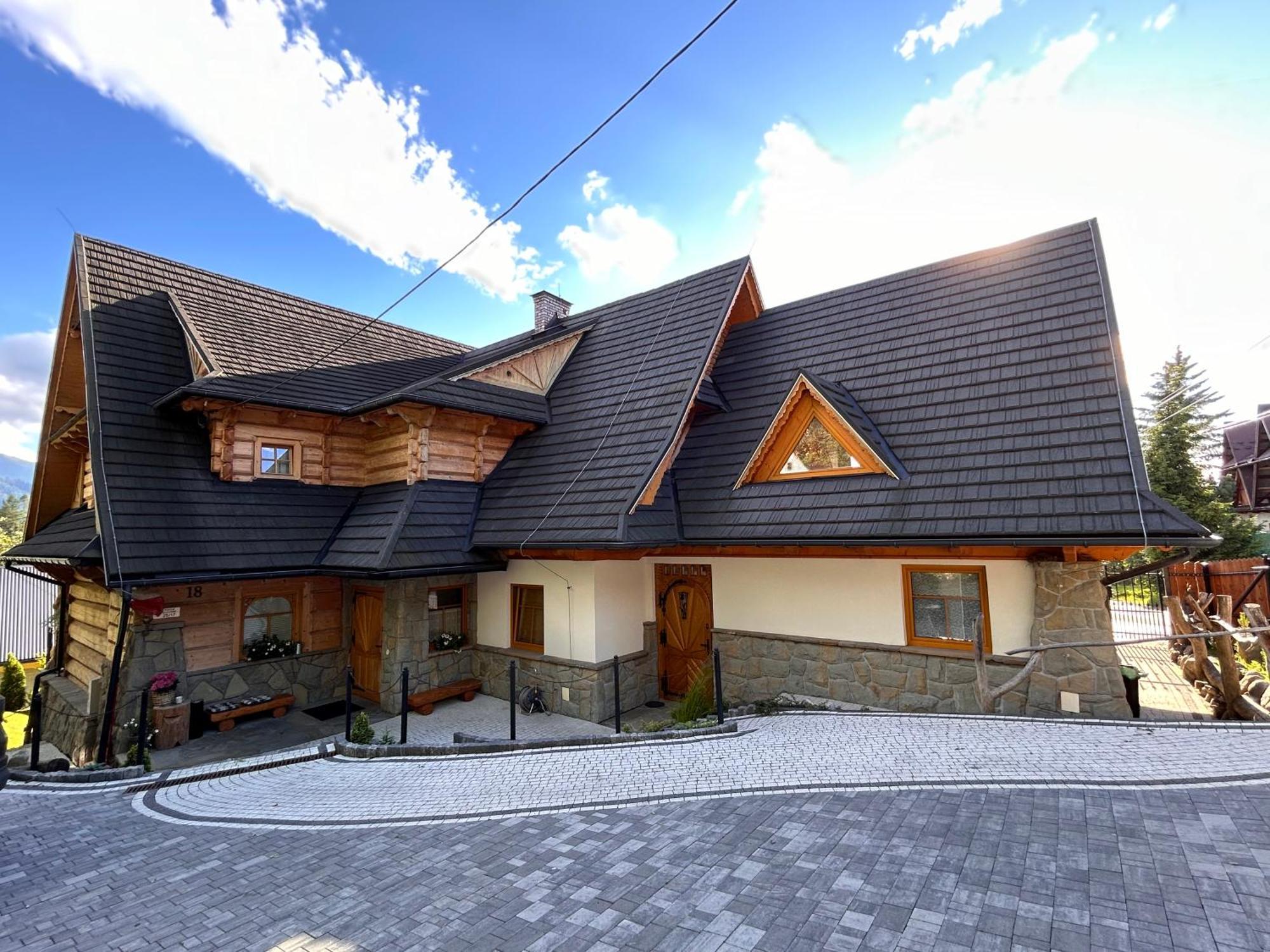 Apartamenty Willa Olsza Wood House & Mountain View & Sauna 扎科帕内 外观 照片